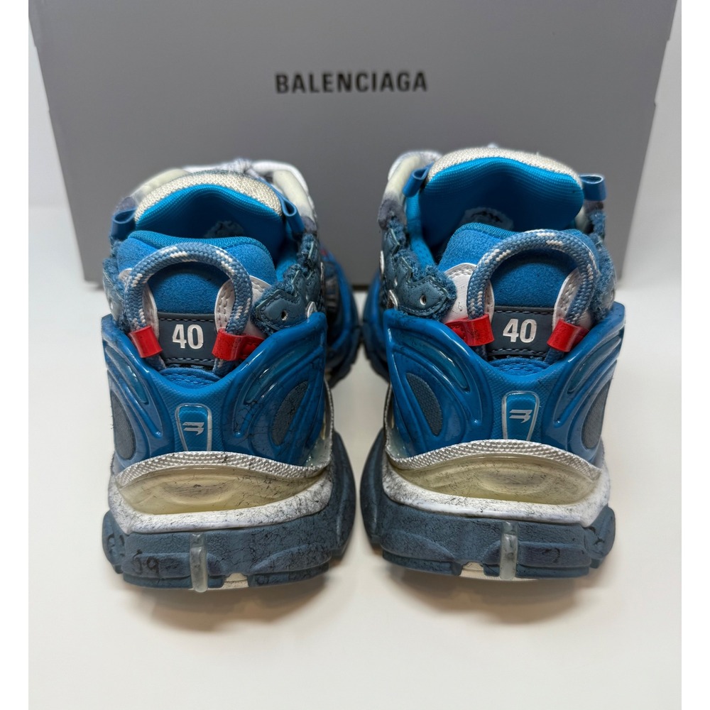 Balenciaga Marathon Runner Sneaker Blue Unreleased Demna Size 7 US 40 EU - Picture 5 of 10